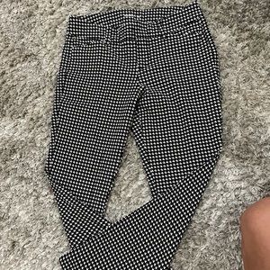 Black and White Pants